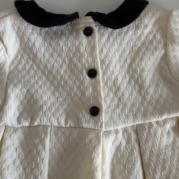 Tahari Girls Ivory Blouse with Bow Detail - Picture 6 of 10